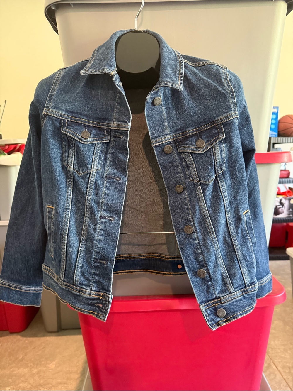 Classic Blue Denim Jacket - Women's Casual Jean Coat mp33